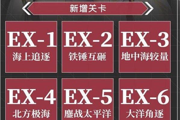 战舰少女R浩瀚的战场攻略大全：E1-E6全关卡通关路线掉落一览图片1