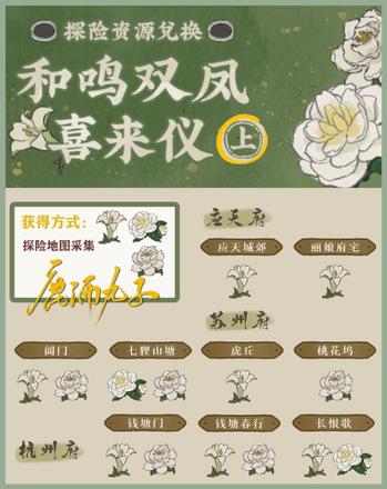 江南百景图山茶花在哪里？山茶花采集位置汇总图片1