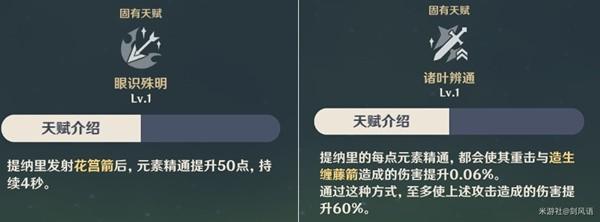 《原神攻略》3.0提納裡技能介紹與出裝配隊指南