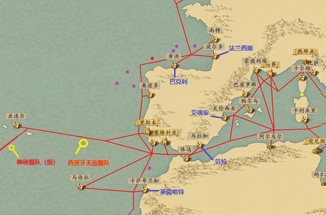 梦回大航海国家队位置在哪 梦回大航海全地图详细标注